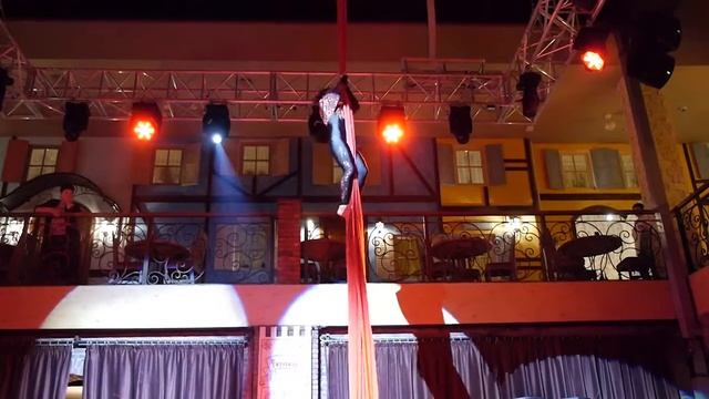 Кристина Джиликян полотна ,aerial silks "Танго" выступление 7.11.14 смотреть онлайн