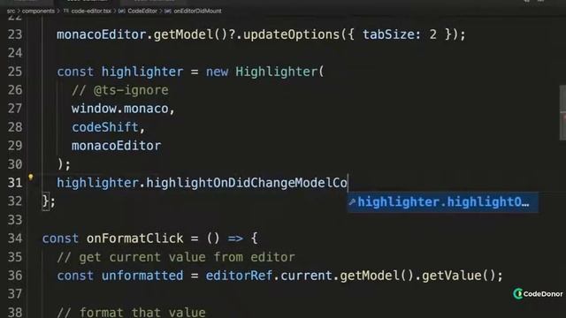 130. Fixing Syntax Highlighting | React with Typescript смотреть онлайн
