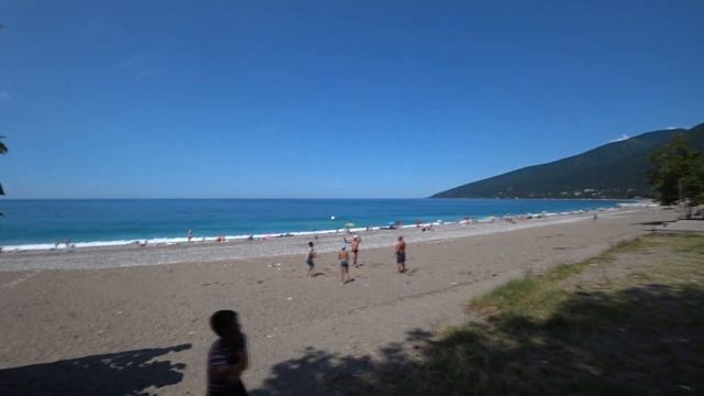 Абхазия 2019 : переход границы, первые впечатления. Гагра. смотреть онлайн