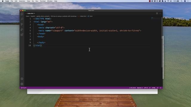 How to setup an HTML/CSS website with Bootstrap | Learn Web Design смотреть онлайн