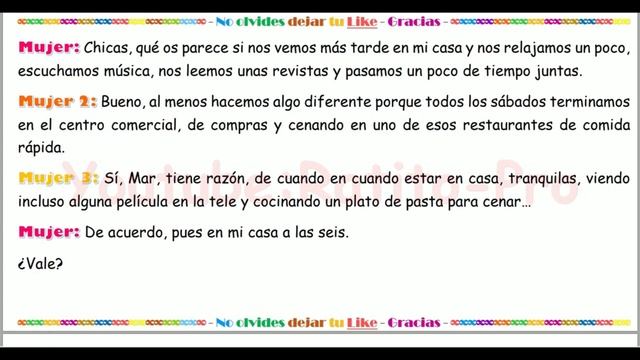 Conversaciones Para Aprender Español ♫ Nivel B1  ♫ Learn Spanish  ♫ 14/15