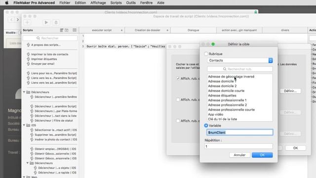FileMaker Pro 17 Advanced - Actions de script amélioré смотреть онлайн