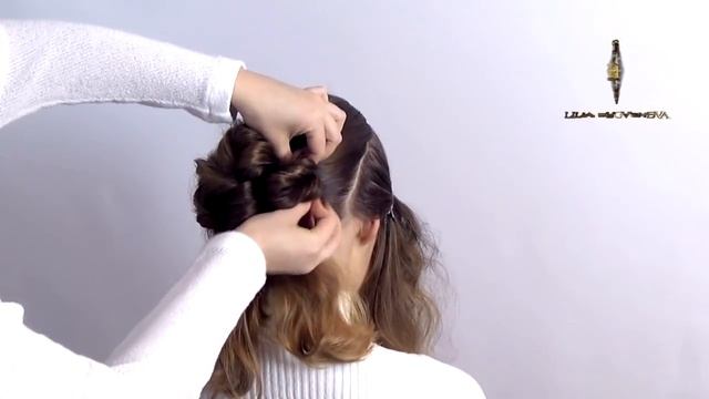 Прическа на длинные волосы Пучок смотреть онлайн