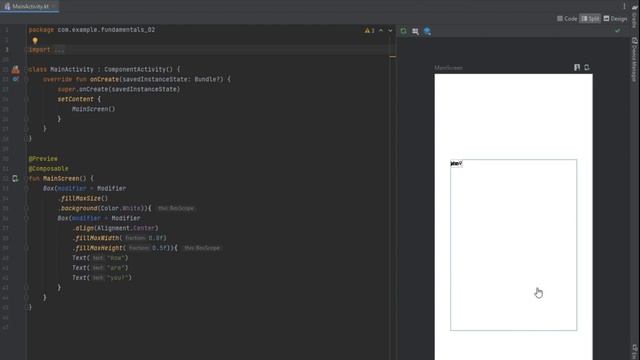 Mobile Development (Kotlin + Jetpack Compose) - 02 Intro Part 2 смотреть онлайн