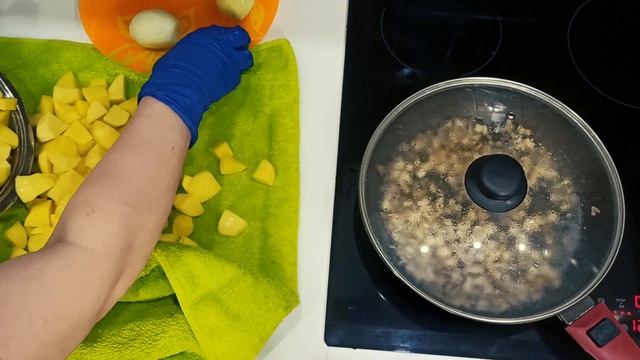 ЖАРЕННАЯ КАРТОШКА на сале с луком. Что приготовить на обед или завтрак ? Рецепты смотреть онлайн