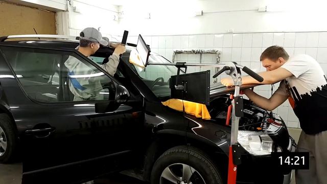 Отзыв от Анатолия про удаление вмятин без покраски на крыше и капоте Škoda Yeti смотреть онлайн