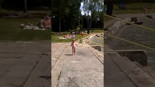 Исскуственное озеро в Забже смотреть онлайн