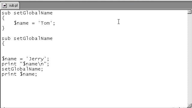 Perl Tutorials -Part 92 - Variable scope смотреть онлайн