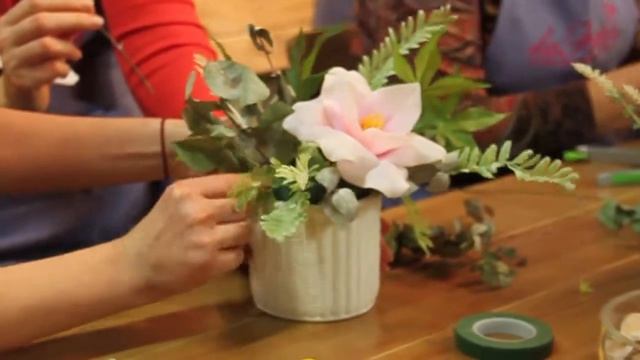 Интерьерная композиция. Мастер-класс от La Rose смотреть онлайн