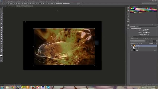 Фотошоп. Накладываем текстуру на фото (Photoshop) смотреть онлайн