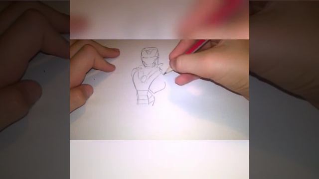 Как нарисовать железного человека/How to Draw Iron Man смотреть онлайн