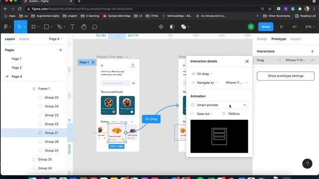 Motion 1: Easy - Tạo Chuyển động trong Prototype bằng Figma | I Learn UX смотреть онлайн