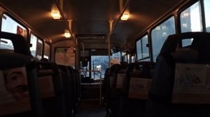 Вечерняя поездка на ПАЗ-320402-03 по маршруту 35 в Вологде. (26.11.2022)