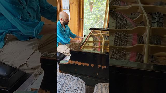 1924 Knabe grand, first notes played смотреть онлайн