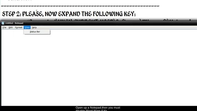 HowTo: Enable Notepad StatusBar (BEST with DETAILS) [HD] смотреть онлайн