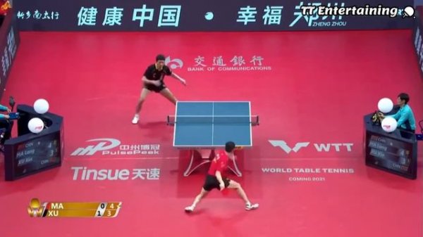 2020 лучшие розыгрыши Best points grand final Ma Long table tennis