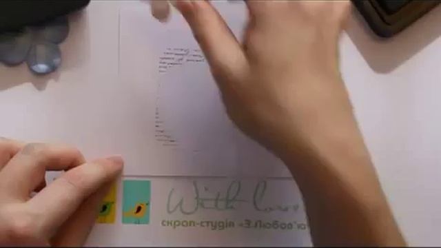 Использование штампов.Штампинг на бумажных цветках смотреть онлайн