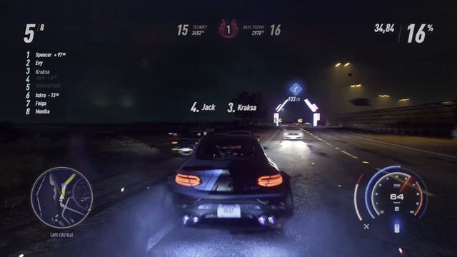 NEED FOR SPEED HEAT 4K UHD NFS (PS4 Pro) HDR Gameplay Mercedes C63 AMG Coupe K.S - Part 4