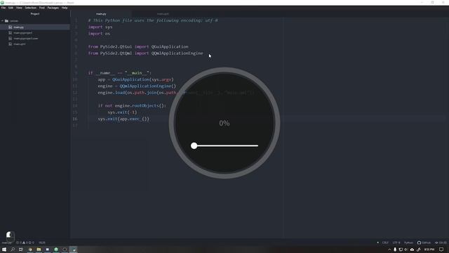 Study - Circular ProgressBar - Python, Qt Quick And QML смотреть онлайн