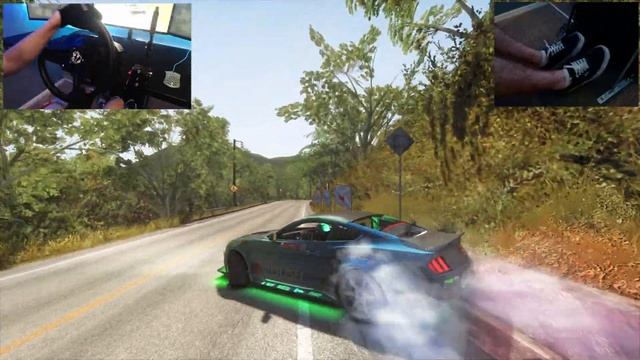 Drifting A Formula Drift Mustang at Initial D Momiji Line (4k) w/ Steering Wheel! | Assetto Corsa смотреть онлайн