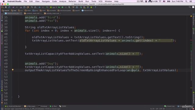 196. JAVA App Number 26 Part2 ArrayList in Java смотреть онлайн
