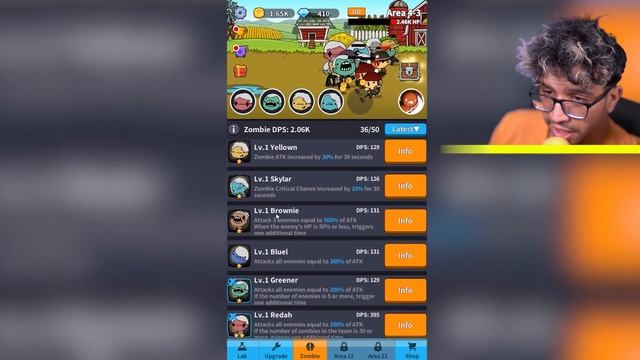 I trained THE STRONGEST ZOMBIE in Happy Zombie Virus: Idle Merge Game смотреть онлайн