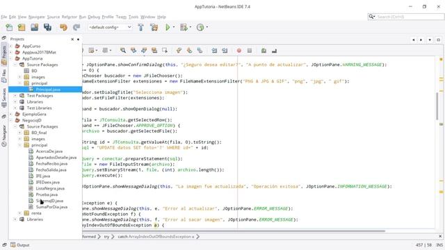 Modificar Imagenes de una BD en Java y MySQL смотреть онлайн
