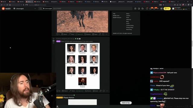 Johnny Depp vs Amber Heard trial memes people sent me | Asmongold Reacts смотреть онлайн