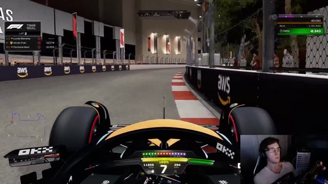 F1 23 Las Vegas *World Record* 1:29.796 | Lucas Blakeley смотреть онлайн
