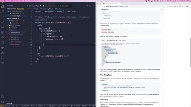Nuxt 3 + Tailwind CSS 3 Starter: How to add Tailwind CSS v3 to your Nuxt 3 application смотреть онлайн