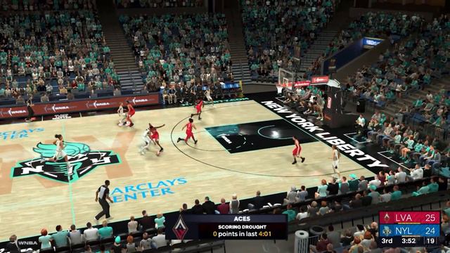 NBA 2K24 Nintendo Switch - WNBA Las Vegas Aces vs New York Liberty Full Gameplay смотреть онлайн