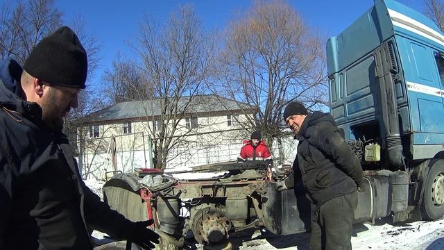 Ремонт подвески даф 95. #даф