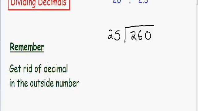 Dividing Decimals - Example 2 смотреть онлайн