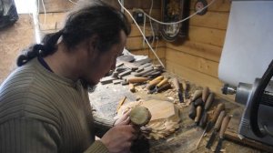 Резьба по дубу под Дубинушку.