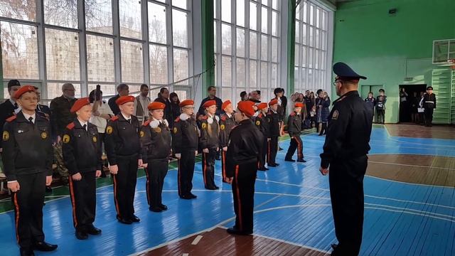 Показательное выступление кадет 5 "К" ННККС День защитника Отечества 2016 смотреть онлайн