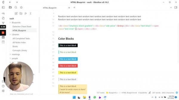 NEW Obsidian HTML - Creating Custom Text Styles