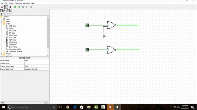 S-R Flip Flop Using Logisim смотреть онлайн