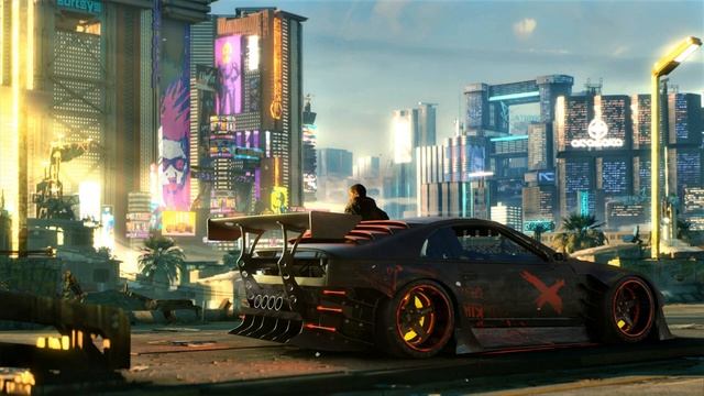 Live Wallpaper Games HD/4K - Cyberpunk 2077 Nissan смотреть онлайн