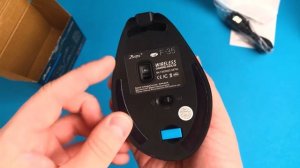 Вертикальная беспроводная мышь Zelotes F-35, 2.4GHz 2400 DPI | распаковка и обзор