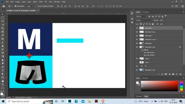 MEN UNDERWEAR logo design tutorial @n-bgraphic смотреть онлайн