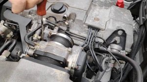 Mercedes W124 m111 throttle body replacement Boîtier papillon Дроссельная Заслонка Мерседес