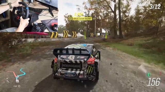 Forza Horizon 4 - Ford Focus RS Hoonigan Dirt Race Competition 2 (Logitech g29 Gameplay) смотреть онлайн