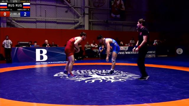 ABDULAEV ABDULKERIM (RUS) VS ABDULAEV ADAM (RUS) 71 KG FS FINAL