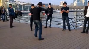 Лезгинка в Бульваре Баку