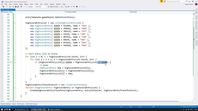 High Score Table with Saving and Loading (Unity Tutorial for Beginners) смотреть онлайн