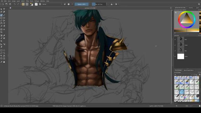 [Speedpaint] Genshin Impact - Kaeya