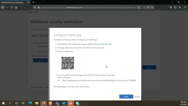 Microsoft Authenticator App Install and Setup Tutorial смотреть онлайн