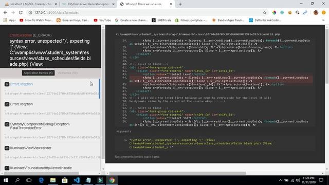 Laravel 6 Student Information System Part 19 Class Scheduled Episode 5 смотреть онлайн