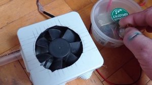 Нагнетатель дыма из кулера, для дымогенератора