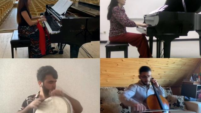 A.Piazzolla “Libertango” Vusala Yusif , Nergiz Eliyeva ,Sultan Huseyn, Orxan Cumayev смотреть онлайн